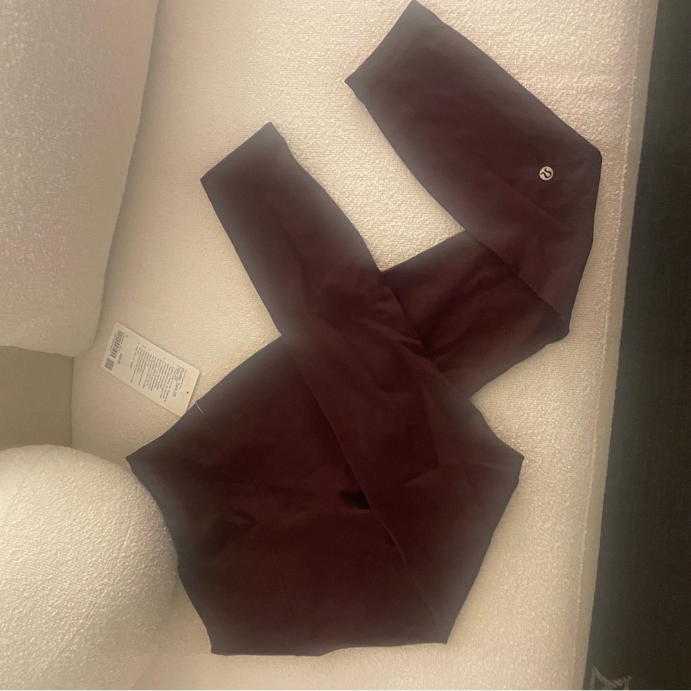 NWT Lululemon Wunder Train High-Rise Tight 25" Goodnight Plum Size 6 - Picture 9 of 9
